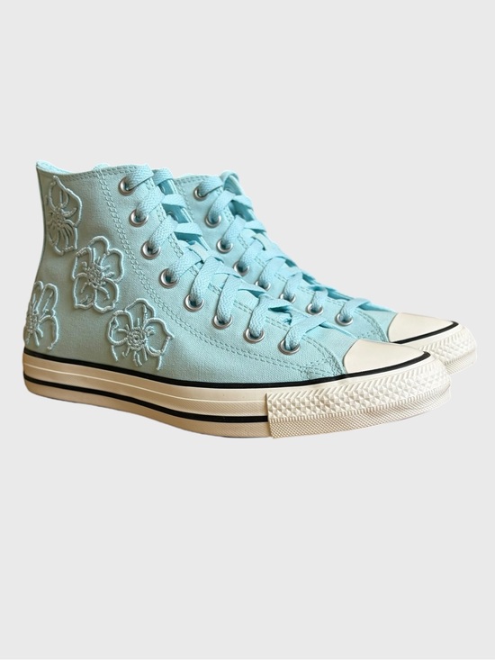 Converse Shoes - NWB Converse CTAS Hi Floral Sneakers Women's Size 9 Rained Out Blue Pastelcore
